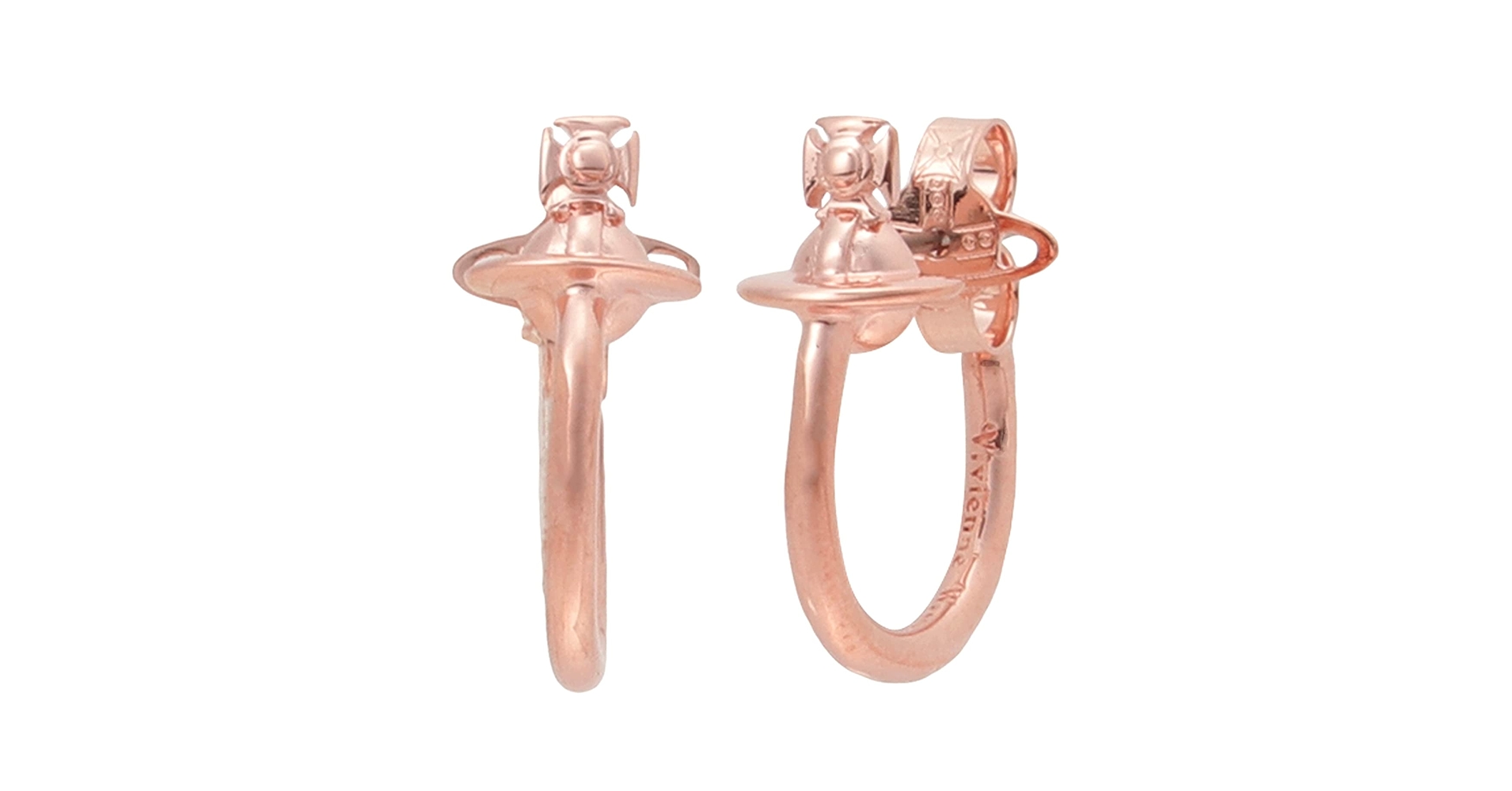 ヴィヴィアンウエストウッド ベラ オーブ フープ ピアス ピンクゴールド ヴィヴィアンウエストウッド ベラ オーブ フープ ピアス ピンク